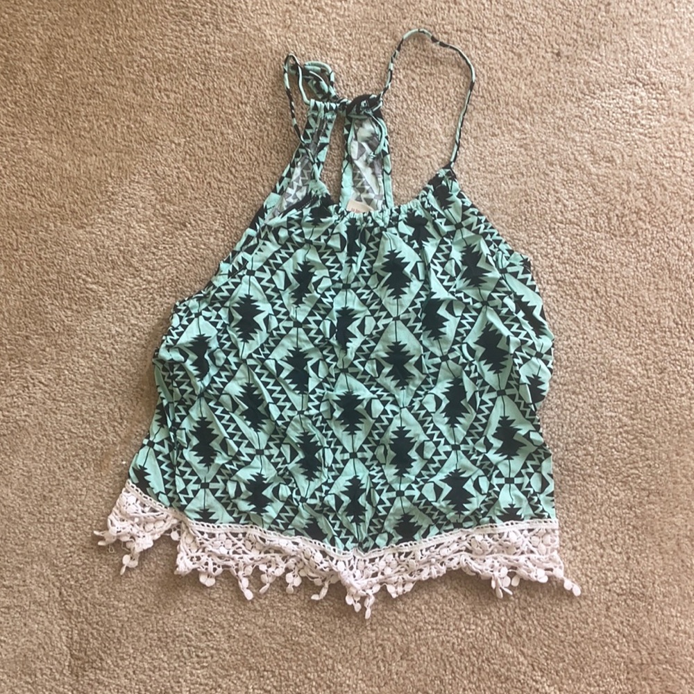 Teal Tank top